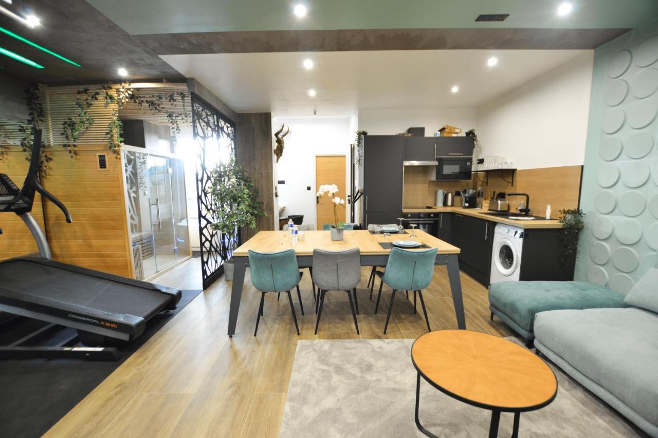 Capsule Wellness - Sauna - Balneo - Machine De Sport Privatif - Ps5 - 2 Chambres Valenciennes Kültér fotó